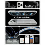 Spigen iPhone 17 Pro Max Cover Ultra Hybrid T MagFit Glossy White