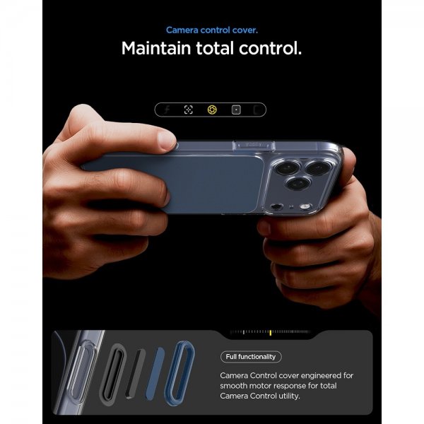 Spigen iPhone 17 Pro Max Cover Ultra Hybrid T MagFit Mat Blå