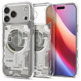 Spigen iPhone 17 Pro Max Cover Ultra Hybrid Zero One MagFit Natural Titanium