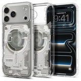 Spigen iPhone 17 Pro Max Cover Ultra Hybrid Zero One MagFit Natural Titanium