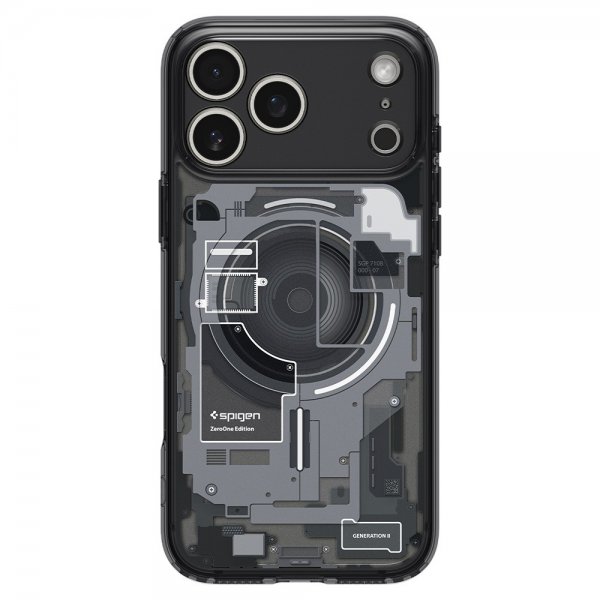 Spigen iPhone 17 Pro Max Cover Ultra Hybrid Zero One MagFit Sort