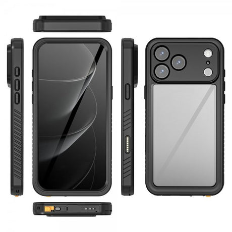 Redpepper iPhone 17 Pro Max Cover Vandtæt IP68 Sort