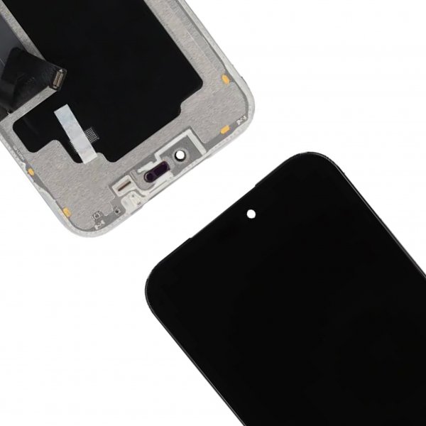 iPhone 17 Pro Max Soft OLED Display Høj Kvalitet Sort (RJ brand)