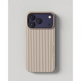 Nudient iPhone 17 Pro Cover Bold Case MagSafe Linen Beige