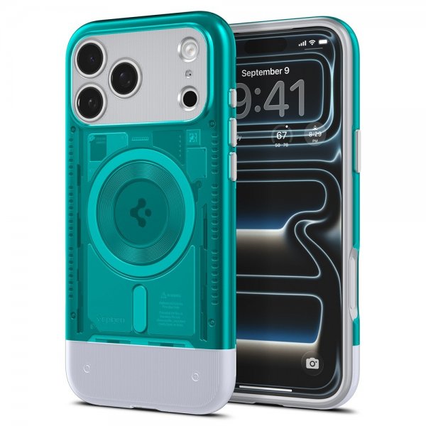 Spigen iPhone 17 Pro Cover Classic C1 MagFit Bondi Blue