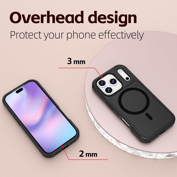 4smarts iPhone 17 Pro Cover Defend Etui Ultimag Sort