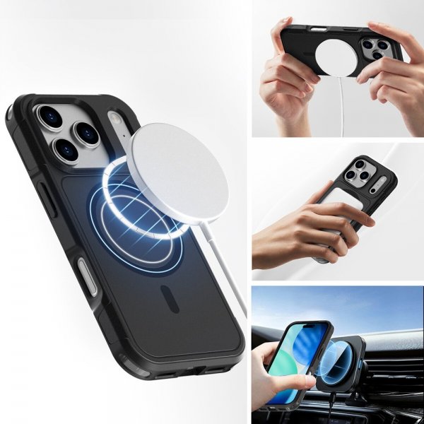 4smarts iPhone 17 Pro Cover Defend Etui Ultimag Sort