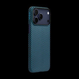 Pitaka iPhone 17 Pro Cover Edge Black/Blue Twill
