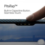 Pitaka iPhone 17 Pro Cover Edge Black/Blue Twill