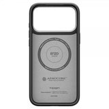 Spigen iPhone 17 Pro Cover Enzo Aramid T MagFit Sort Sølv
