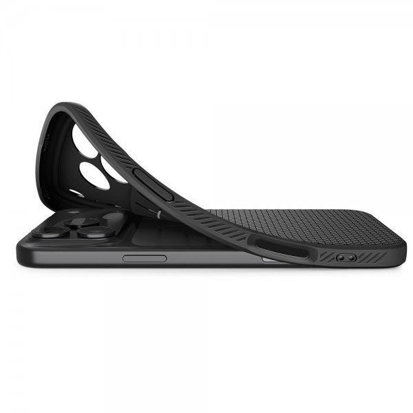Spigen iPhone 17 Pro Cover Liquid Air Matte Black
