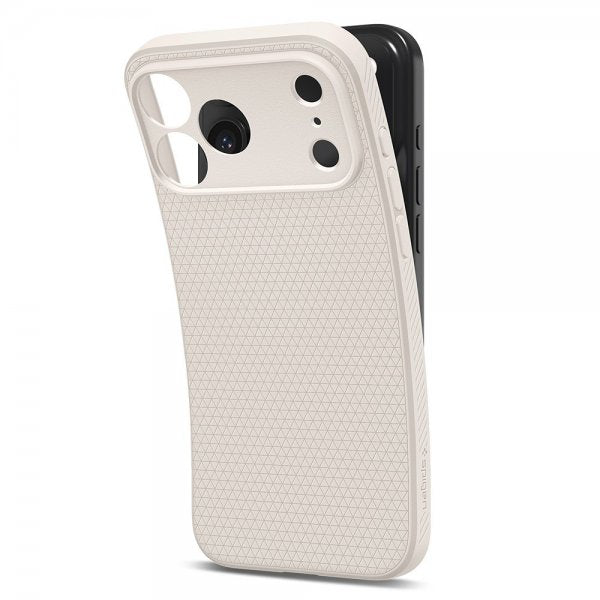 Spigen iPhone 17 Pro Cover Liquid Air Natural Titanium