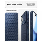 Spigen iPhone 17 Pro Cover Liquid Air Navy Blue