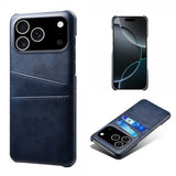 iPhone 17 Pro Cover med to Kortlommer Blå