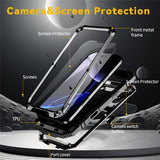 R-JUST iPhone 17 Pro Cover Metal Stødsikkert Sort