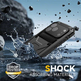 R-JUST iPhone 17 Pro Cover Metal Stødsikkert Sort