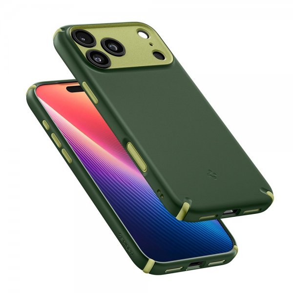 Spigen iPhone 17 Pro Cover Nano Pop Hybrid MagFit Avo Green