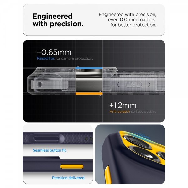 Spigen iPhone 17 Pro Cover Nano Pop MagFit Blueberry Navy