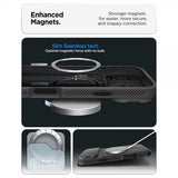Spigen iPhone 17 Pro Cover Optik Armor MagFit Sort