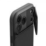 Spigen iPhone 17 Pro Cover Optik Armor MagFit Sort