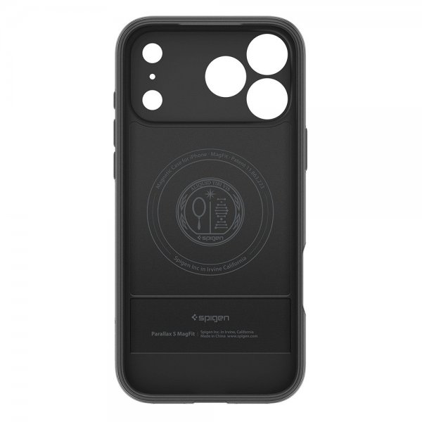 Spigen iPhone 17 Pro Cover Parallax S MagFit Matte Black