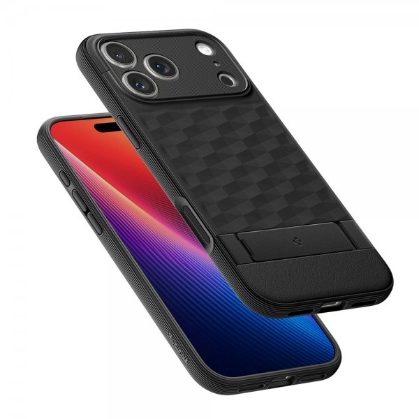Spigen iPhone 17 Pro Cover Parallax S MagFit Matte Black