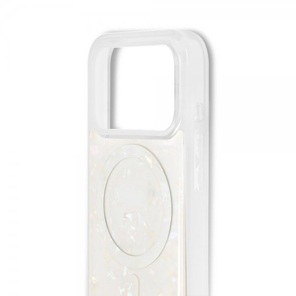 Ideal of Sweden iPhone 17 Pro Cover Pearlised Case MagSafe Hvid