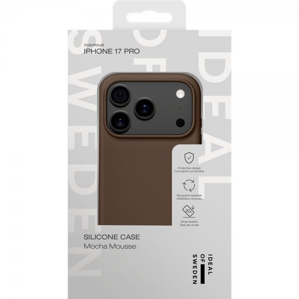 Ideal of Sweden iPhone 17 Pro Cover Silicone Case MagSafe Mocha Mousse