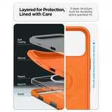 Spigen iPhone 17 Pro Cover Silicone Fit MagFit Cosmic Orange