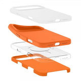 Spigen iPhone 17 Pro Cover Silicone Fit MagFit Cosmic Orange