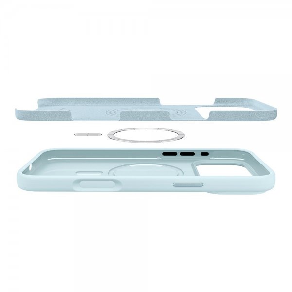 Spigen iPhone 17 Pro Cover Silicone Fit MagFit Mute Blue