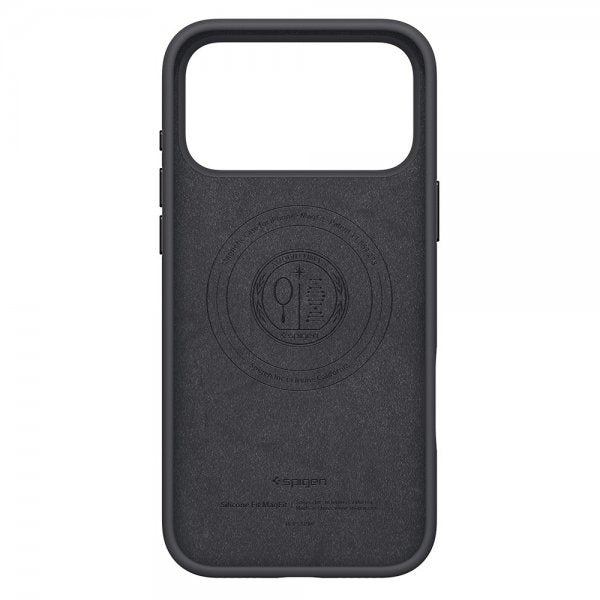 Spigen iPhone 17 Pro Cover Silicone Fit MagFit Sort