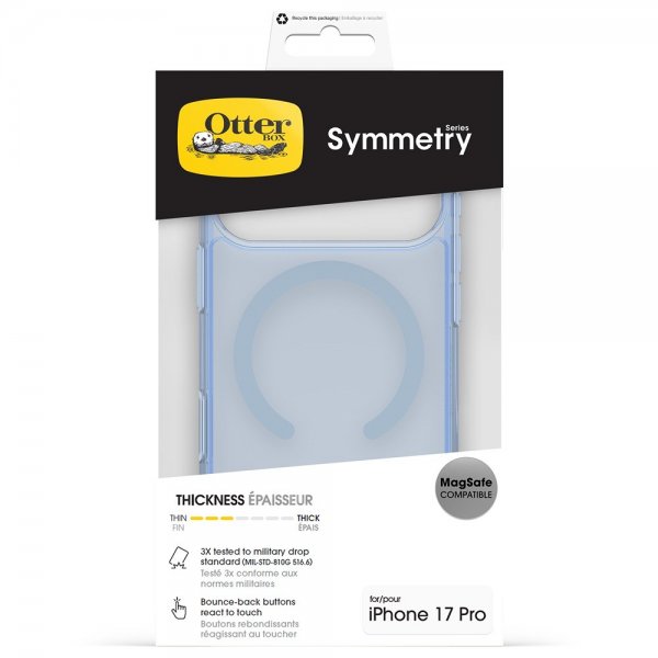 Otterbox iPhone 17 Pro Cover Symmetry Clear MagSafe Blue Bliss