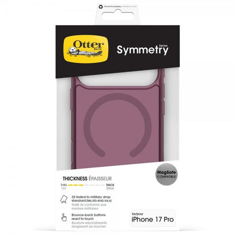 Otterbox iPhone 17 Pro Cover Symmetry Clear MagSafe Purple Mystery