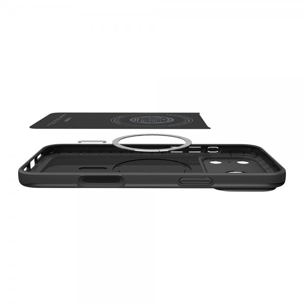 Spigen iPhone 17 Pro Cover Thin Fit MagFit Sort