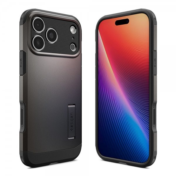 Spigen iPhone 17 Pro Cover Tough Armor T MagFit Gunmetal
