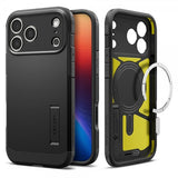 Spigen iPhone 17 Pro Cover Tough Armor T MagFit Sort