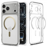 Spigen iPhone 17 Pro Cover Ultra Hybrid MagFit Clear Gold