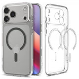 Spigen iPhone 17 Pro Cover Ultra Hybrid MagFit Clear Graphite
