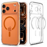 Spigen iPhone 17 Pro Cover Ultra Hybrid MagFit Clear Orange