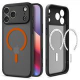 Spigen iPhone 17 Pro Cover Ultra Hybrid MagFit Frost Black Orange