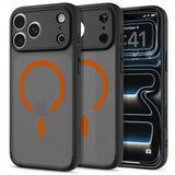 Spigen iPhone 17 Pro Cover Ultra Hybrid MagFit Frost Black Orange