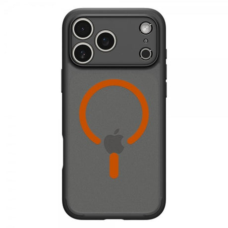 Spigen iPhone 17 Pro Cover Ultra Hybrid MagFit Frost Black Orange