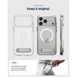 Spigen iPhone 17 Pro Cover Ultra Hybrid S MagFit Clear White