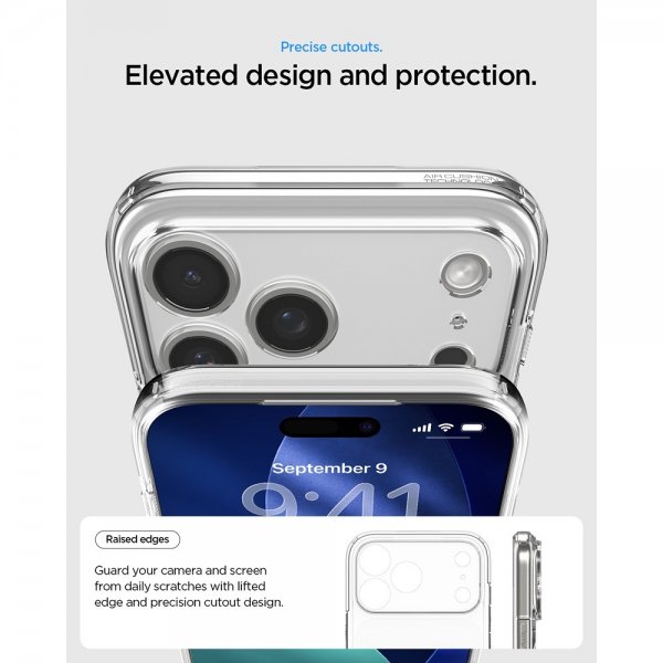Spigen iPhone 17 Pro Cover Ultra Hybrid T MagFit Glossy White