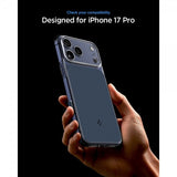Spigen iPhone 17 Pro Cover Ultra Hybrid T MagFit Mat Blå