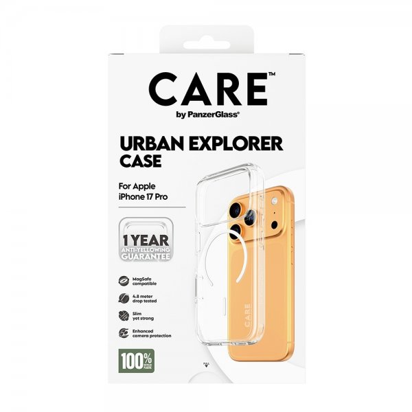 CARE by PanzerGlass iPhone 17 Pro Urban Explorer MagSafe Cover Hvid