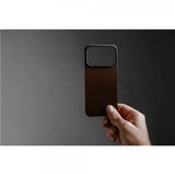 Nomad iPhone 17 Pro Skin Mag Læder Bagside Rustik Brun