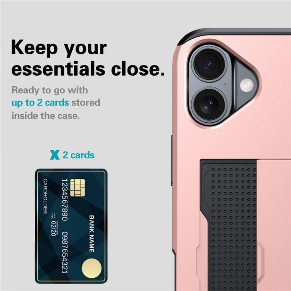 iPhone 17 Cover Card Slide Grøn