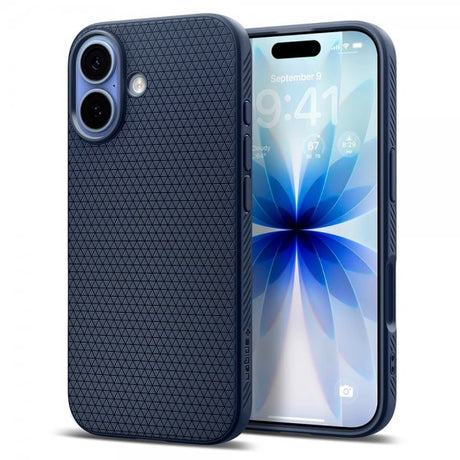 Spigen iPhone 17 Cover Liquid Air Navy Blue